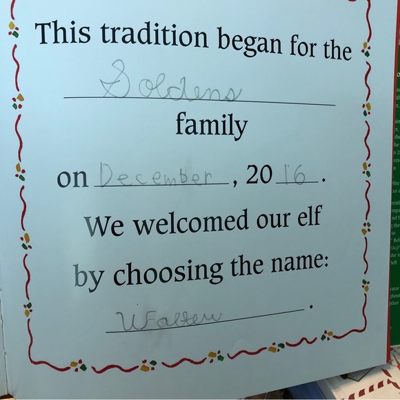 Elf on the Shelf Christmas Tradition book - Picture 12 of 12